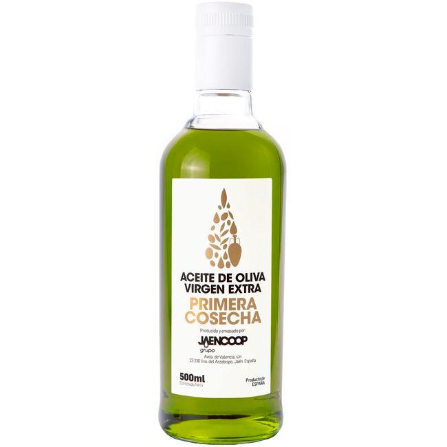 Aceite de oliva v. extra primera cosecha JAENCOOP, botella 50 cl en Eroski