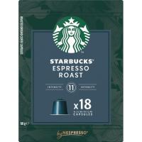 STARBUCKS Roast expresso kafea, bateragarria Nespressorekin, kutxa 18 ale