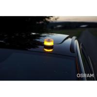 Luz de advertencia homologada ledV16, pila incluida, luz naranja OSRAM, 1 ud