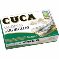 CUCA sardinatxoak oliba olio birjina ekologikoan, lata 90 g