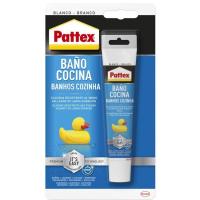 Silicona baño&cocina color blanco PATTEX, tubo 50 ml