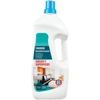 Limpiador multiusos desinfectante EROSKI, garrafa 2 litros