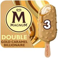 Bombón doble Gold Billionaire MAGNUM, pack 3x85 ml