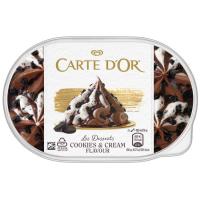 Helado de cookies&cream CARTE D'OR, tarrina 900 ml