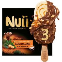 Helado bombón caramelo&nueces macadamia NUII, caja 270 ml