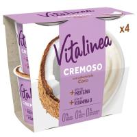 Danone con coco VITALINEA, pack 4x115 g