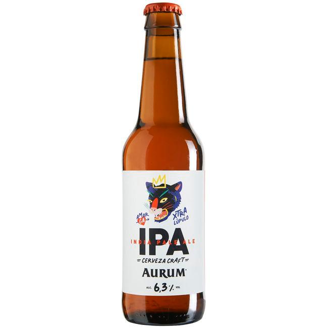 precios Cerveza Craft Ipa Aurum, Botellín 33 Cl en Eroski