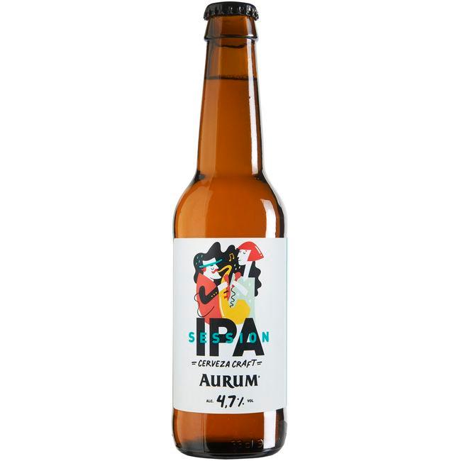 precios Cerveza Craft Session Aurum, Botellín 33 Cl en Eroski