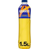 Bebida isotónica de naranja AQUARIUS, botella 1.5 litros