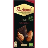 Chocolate bio fino con almendras SUCHARD, tableta 90 g