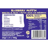 Barritas de cereales sabor blueberry muffin NAKD, caja 140 g