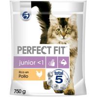 Alimento junior  gato esterilizado PERFECT FIT, paquete 750 g
