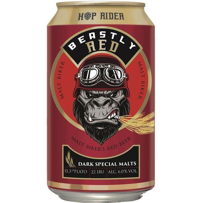 precios Cerveza Beastly Red Hop Rider, Lata 33 Cl en Eroski