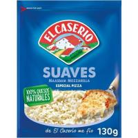 Queso rallado suave EL CASERIO, bolsa 130 g