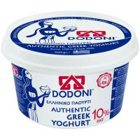 Yogur griego 10% DODONI, tarrina 500 g
