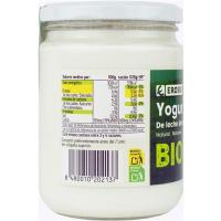 Yogur natural de leche de cabra EROSKI BIO, frasco 420 g