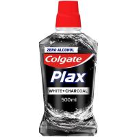 COLGATE PLAX white+charcoal aho irakuzketa, botila 500 ml