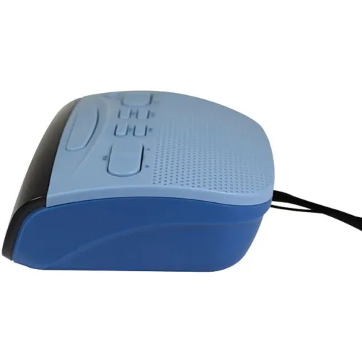 Radio despertador azul, dos alarmas, 477033 Dual METRONIC