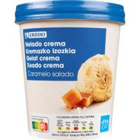 Helado de caramelo salado EROSKI, tarina 500 ml