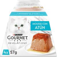 Alimento de atún para gato GOURMET Revelations, pack 4x57 g