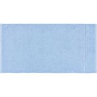 Toalla de lavabo azul 100% algodón 550gr/m2 EROSKI, 50x100 cm