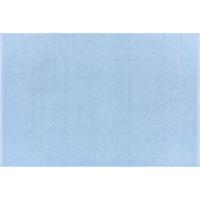 Toalla de baño azul 100% algodón 550gr/m2 EROSKI, 100x150 cm