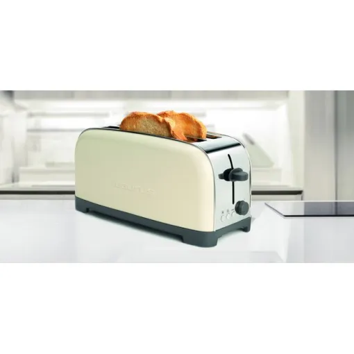 Tostador dos ranuras extralargas, 1400 W, Vintage Cream TAURUS