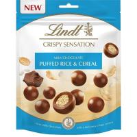 Sensation crispy leche LINDT, bolsa 140 g