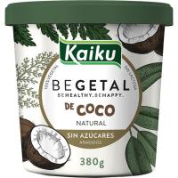 Begetal de coco natural KAIKU, tarrina 350 g