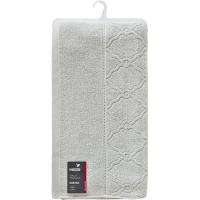 Toalla de baño gris 100% algodón 550gr/m2 EROSKI, 100x150 cm