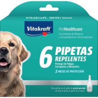 Pipeta para perro L biocida VITAKRAFT, caja 6 uds