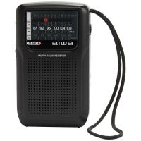 Radio portátil con auriculares negra, a pilas, RS-33 AIWA