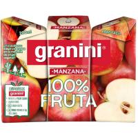 Zumo de manzana GRANINI, pack 3x20 cl
