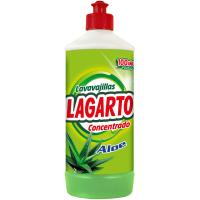 Lavavajillas de aloe vera LAGARTO, botella 750 ml