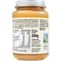 EROSKI BIO askotariko frutako konpota potetxoa, 200 g