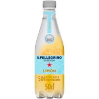 Agua con gas sabor limón SAN PELLEGRINO, botellín 50 cl
