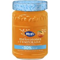 Mermelada de melocotón de temporada -30% kcal HERO, frasco 335 g