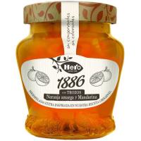 Mermelada de naranja amarga y mandarina HERO 1886, frasco 320 g