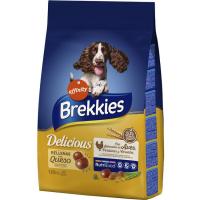 Alimento de aves delicious para perro BREKKIES, saco 7,25 kg