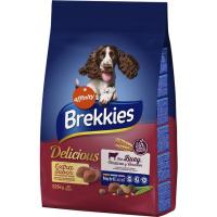 Alimento de buey delicious para perro BREKKIES, saco 7,25 kg