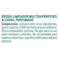 Limpiador multisuperficies con alcohol EROSKI, spray 100 ml