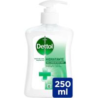 Jabón líquido de manos hidratante DETTOL, dosificador 250 ml