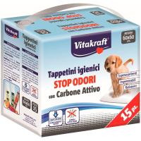 Empapadores carbón activo para perro VITAKRAFT, caja 15 uds
