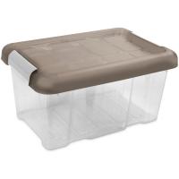 Caja de plástico con cierre Eco-Friendly, 5 litros, 200x294x145 mm HEGA, 1 ud