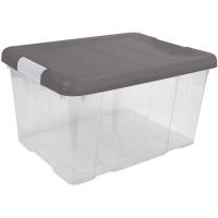 Caja de plástico con cierre Eco-Friendly, 16 litros, 360x290x215mm HEGA, 1 ud