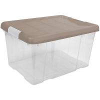 Caja de plástico con cierre Eco-Friendly, 16 litros, 360x290x215mm HEGA, 1 ud