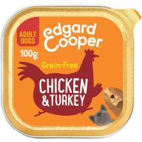 Alimento de pollo-pavo para perro mini EDGARD&COOPER, lata 100 g