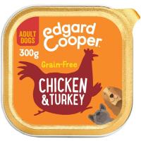 Alimento de pollo y pavo para perro EDGARD&COOPER, lata 300 g