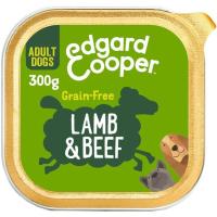 Alimento de cordero-carne perro EDGARD&COOPER, tarrina 300 g
