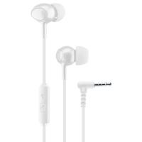 Auriculares de botón blancos con micro, AUINEARW CELLULAR LINE